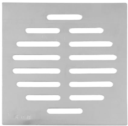 AYXAMO Rejilla Desague Ducha，Desague Ducha Casas de baño Suministros de Plata Tono Cuadrado de Acero Inoxidable de Acero Inoxidable.