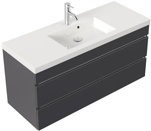 Magnolia Home Badmöbel Geneva 120 SoftClose mit grifflosen Schubladen