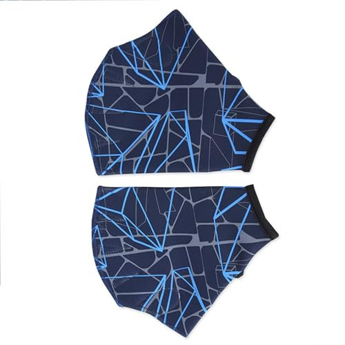 DAWCBVJQ 1 Paar Schwimmhandschuhe, gewebte Schwimmausrüstung, gewebte Schwimmhandschuhe, Sport-Surfhandkleidung, Wasserhandschuh, halber Schnitt, fingerloses Schwimmtraining, Hände zum Tauchen