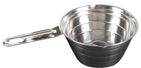 PartyKindom Stainless Coffee Measuring Cup Measuring Cylinder Scale Lines for Baking and Cooking Accurate Measure Tool for Kitchen Use
