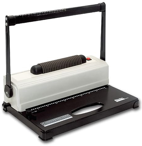 Elektrische Bindemaschine, Auto Rapid Hefter für A4 Dokumente, bindet bis zu 250 Seiten, ideal für Präsentationen und Berichte