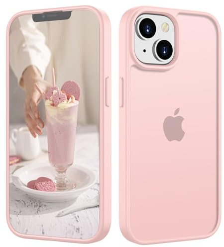 HGH Custodia opaca per iPhone 13 Mini da 5,4 pollici, rosa