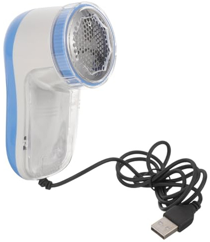 SHERCHPRY Rasoio Levapelucchi Elettrico Federal Due Lame Per Divani e Tappeti, Portatile a Batteria Per Tessuti Sintetici, Pulizia Veloce Di Vestiti e Arredi