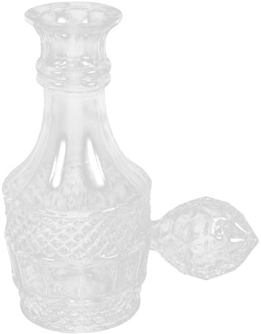 Botella de Whisky de Vidrio Transparente Grueso 500ml 1