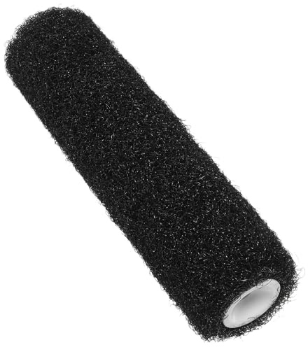 IWOWHERO 9 Inch Textured Paint Roller Cover for Drywall Compound and Truck Bedliner Application, Reusable Nylon and Abs Sponge Roller for Smooth and Even Coverage on Walls and Random Color