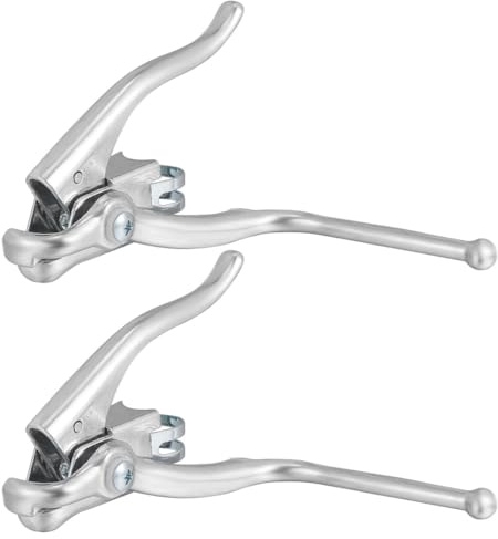 KICHOUSE Leviers de Frein Vélo Alliage Aluminium Double Levier pour Guidon Route et Course de Frein Cyclisme Finition Lisse Ergonomique Compatibles Vélos Route et Compétition