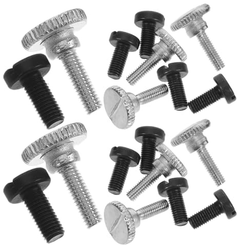 WRITWAA Set 60 Pezzi Viti di Serraggio e Fissaggio Piedino Premistoffa per Macchina da Cucire Componenti in Metallo Resistenti per Manutenzione e Riparazione Adatti per Uso Domestico e
