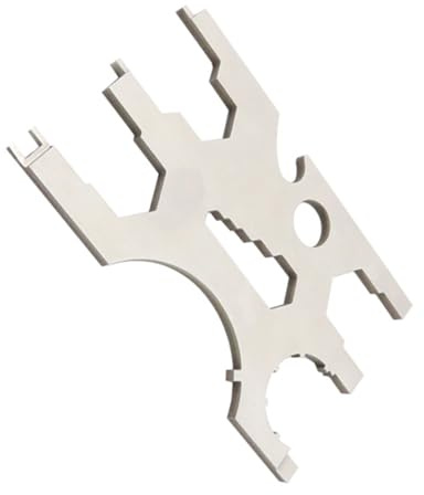 jojnsha Leichtes Multitool mit 15 Funktionen für die Wartung von Atemreglern beim Tauchen, Tarierjacket Reparatur, Tarierjacket Wartungswerkzeug aus Edelstahlkonstruktion