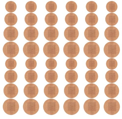 MALUGOGO Elastic Adhesive Bandages 80pcs Breathable Fabric Plasters with 4 Sizes (22mm-38mm) for Finger and Knuckle Wound Protection, Skin-Friendly Medical Fixation Patches for Adults