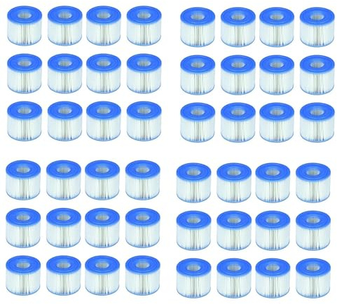 Intex PureSpa Type S1 Replacement Filter Cartridges, LQuHhs 48 Pack