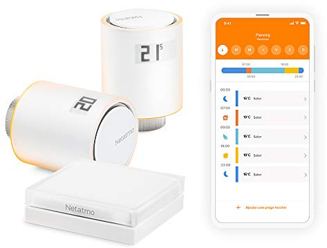 Netatmo NVP-FR Starter-Set Intelligente Ventile für Heizkörper