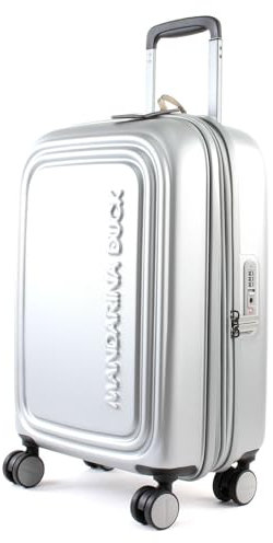 Mandarina Duck LOGODUCK + Trolley Cabin EXP Silver (Silber) 35 x 55 x 23/26 (BxHxB)