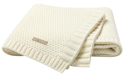 Odot Mantas para Bebés 80 x 100 cm Mantita Bebe - Tejido de Punto Acrílico, Suave Baby Blanket Ideal para Bebés y Niños Pequeños, Accesorio Bebé Bebe Recién Nacido