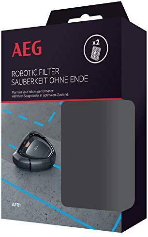 AFR1 Filter Set for RX9 (Twin Pack, 2 Washable XXL Filters, Optimal Filtration, Easy Cleaning, Regular Filter Replacement, Catches Pollen and Allergens, Perfect Fit, Black/White)