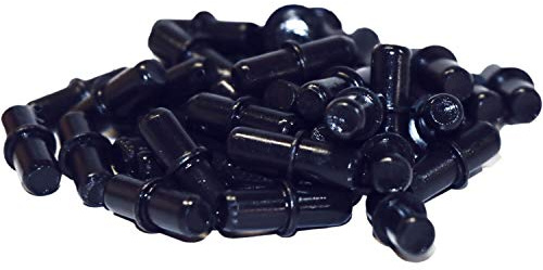 vasalat Bodenträger 5 mm DUO Bohr ø 5mm, schwarz 40 Stück Regalbodenträger