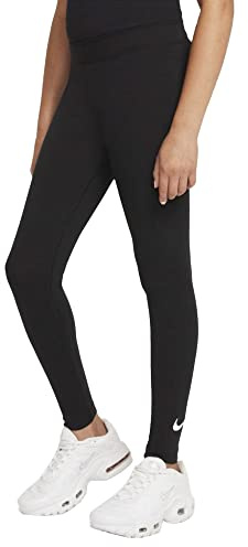 Nike DD6482 G NSW Favorites SWSH LGGNG LBR Leggings Girls Black/White L