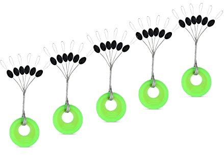 AMZfishing NEU Gummistopper oval oder rund in 3 Größen | Posenstopper | Stopper Angeln | Schnurstopper | Silikonstopper