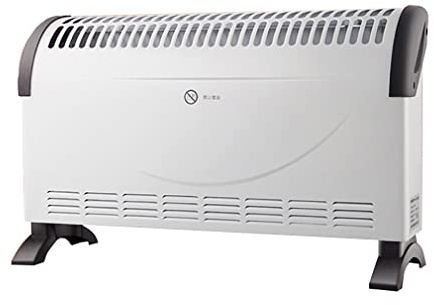 EXCEI Heater - 1800 W Electric Convector Radiator Heater with Adjustable Thermostat and Overheating Protection Room Heating with 3 Heat Settings