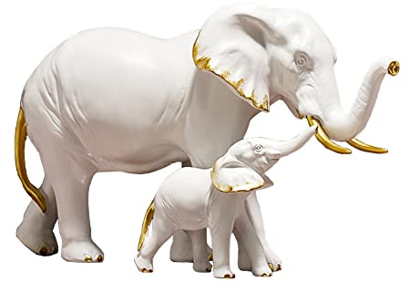 NORHOR Elefante Decorativo,Estatua Elefante,Elefante Estatua decoración del hogar.