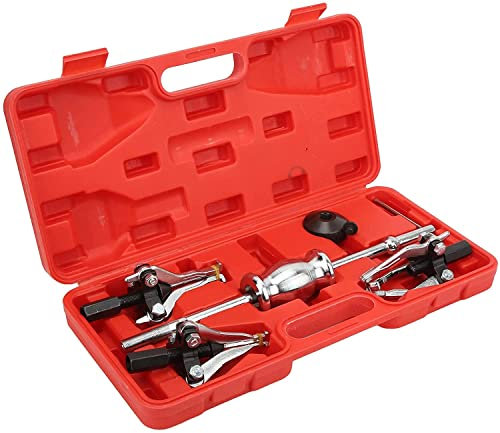 OITTo Lagerabzieher-Kit, 5-teiliges 3-Backen-Gleithammer-Abzieher-Set Universal-Innen-Außen-Abzieher zum Herausziehen von Zahnrädern und Lagern