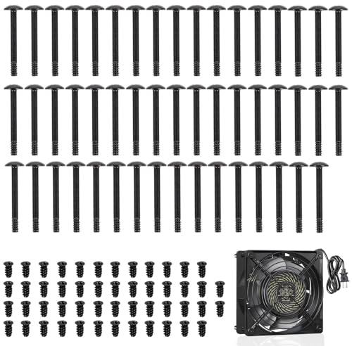 Vis de Ventilateur, 100 Pièces, Kit de Réparation pour Ordinateur Portable, Noir