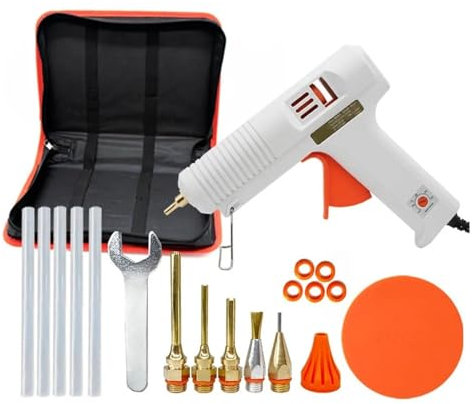 Pistola per colla a caldo Pistola per colla a caldo 120W SK538 Pistola per colla a caldo regolabile con temperatura 11mm Stick di colla Pistola per colla industriale Strumenti di riparazione fai