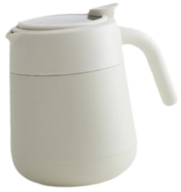 Milageto Caffettiera Termica in Acciaio Inox, brocca Termica con infusore con Base in Silicone Antiscivolo, caffettiera da 800 ml, Macchina per Il caffè per