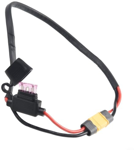 babominimer 14AWG Electric Bicycle Battery Power Cable 50Cm for XT60 Connector 50A Fuse Waterproof Cover Heat Resistant Silicone Wire E-Bike Component