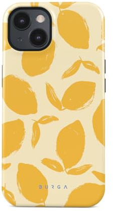 BURGA Handyhülle für iPhone 14 – Unisex Hybrid-Schutzhülle mit stoßdämpfendem TPU & kratzfester Außenschale, erhöhter Displayrand, MagSafe-kompatibel, kabelloses Laden, stylisches Design