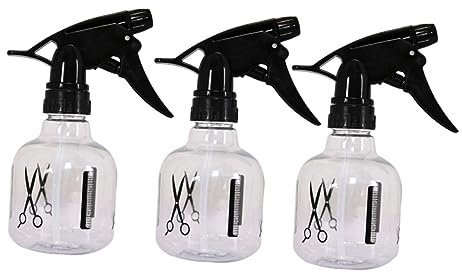 WRITWAA 3pezzi Spray Vuoto Fine Spray Riutilizzabile in Plastica Robusta Spruzzatore Portatile Ricaricabile Per Innaffiare Fiori e Domestico
