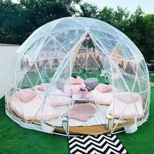 Klares Kuppelzelt mit Fenster, 360° Panoramablick, verbessertes Garten-Iglu für Camping, Party, Geschäftsaktivitäten