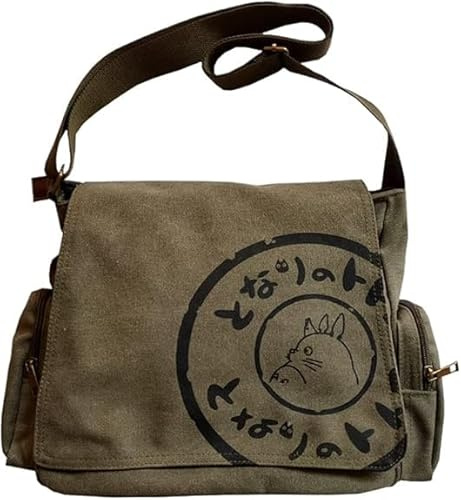 Mayhug Borsa messenger uomo, borsa a tracolla in tela, borsa a tracolla da uomo grande capacità, borsa casual per computer