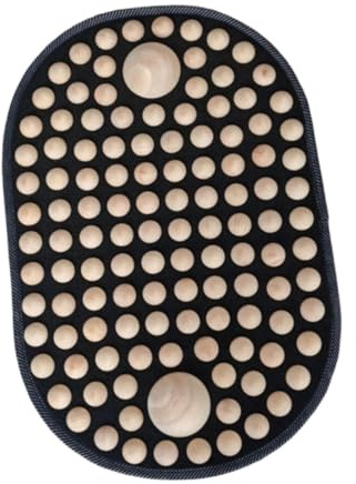 JAYIOLA Almohadilla de Masaje para Pies Colchoneta Acupresión Madera Ergonómica Ligera Portátil Adecuada para Descanso en Hogar Oficina Estudio Relaja, Style C