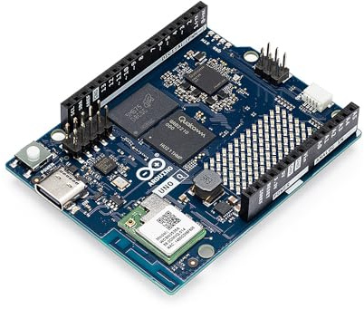 Arduino UNO Q 2GB [ABX00162] - Hybrid Board, Qualcomm Dragonwing QRB2210 microprocessor (MPU) & STM32U585 Microcontroller(MCU), AI Vision, Voice, IoT, Robotics, Linux Debian OS, Wi-Fi 5, USB-C