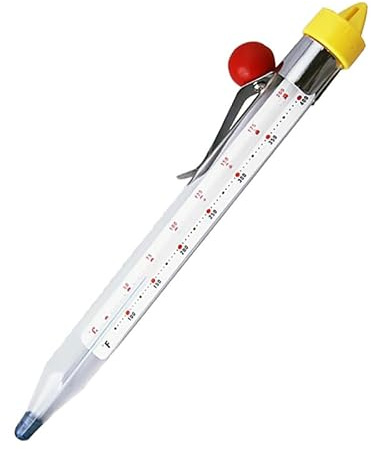 Abaodam Thermomètre Stérilisateur Bocaux Conserves en Verre Trempé et Acier Inoxydable, Thermomètre Multifonction Résistant Haute Température pour Sirop Cuisine Couleur Couleur Aléatoire