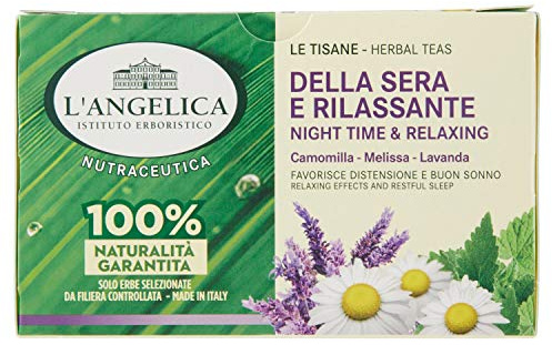 L'Angelica Tè Della Sera e Rilassante - 20 Bustine - [confezione da 10]