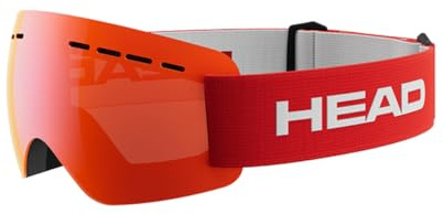 HEAD SOLAR FMR Unisex skid- och snowboardglasögon för vuxna – röd