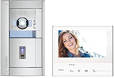 BTICINO, Flex ONE Video-Türsprechanlagen-Set, SFERA inkl. ekey-Fingerprint mit 2-Kanal-Auswerteeinheit, CLASSE300 X13E, 7-Touchscreen, WLAN-Anbindung, Door-Entry-App, 2-Draht, IP 54, IK 08, 905282