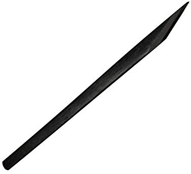 Japanskt Kiridashi-Kniv – Smidd Hand i Japan – Högerhänt (Svart, 9 mm)
