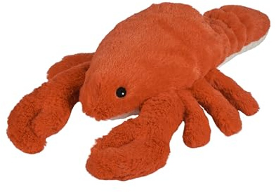 Warmies Plüsch Hummer Mikrowellen-Erwärmbarer Gewichteter Teddy mit französischem Lavendelduft, heißer oder kalter für kühle Entspannung und warme Linderung