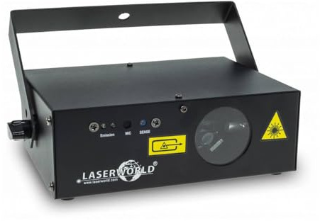 Laserworld EL-230RGB MK2 RGB Laser - Schwarz, 4 Laserquellen, LED, Wand- oder Deckenmontage, Farbwechsel, Laserlichtshow