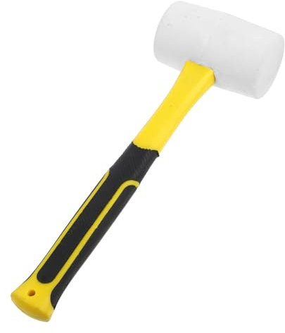 FELTECHELECTR Gummihammer Für Bodenmontage Gummi-montagehammer Mit Rutschfestem Griff Kleiner Gummihammer Als Werkzeug Für Fliesenverlegung Und Holzbearbeitung