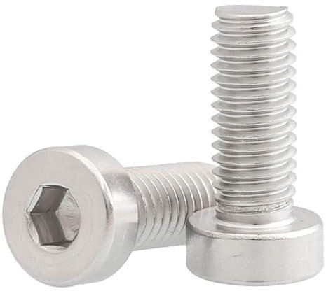 Wildeep 10 Stück M5 M6 L = 6–40 mm 304 A2-70 Edelstahl DIN7984 Innensechskantschraube mit Innensechskant und niedrigem, kurzem Profil(M5x30mm(10pcs))