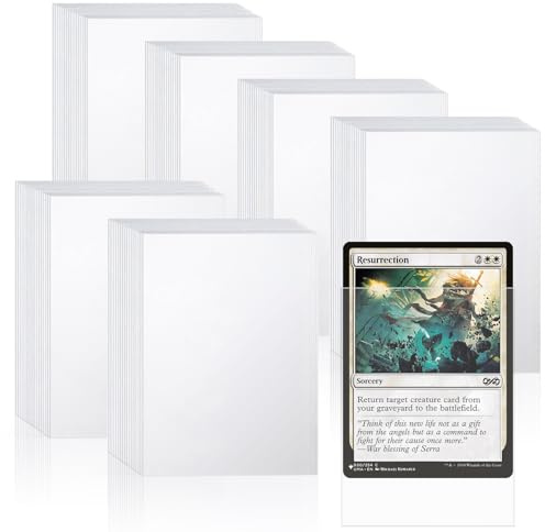 xuefenfei 300 Stück Sleeves Kartenhüllen, 66 x 91mm | Transparente Karten Hüllen für Pokemon, Yugioh, MTG, K-POP, TCG, Baseball und Fußballkarten, Mini Photo