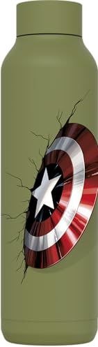Quokka Borraccia termica in acciaio inox Solid Olive Green 630 ml Captain America