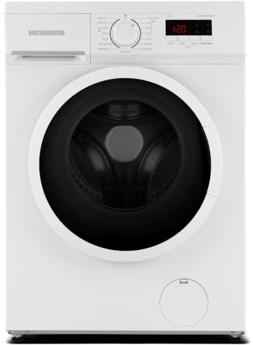 HEINNER Slim Waschmaschine HWM-M7012SMD++ – 7 kg Fassungsvermögen für platzsparendes Waschen, 1.200 U/min Schleuderdrehzahl, Energieeffizienzklasse A, Weiß, Zuverlässig, 5 Jahre Garantie