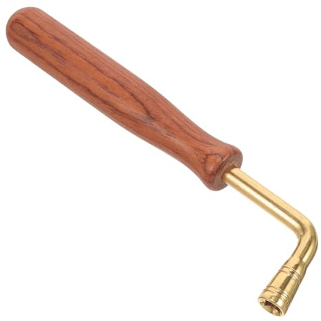 YARNOW Dulcimer Stimmschlüssel aus Metall und Holz L Förmiges Hackbrett Stimmwerkzeug Professionelles Klavier und Dulcimer Tuning Zubehör für Präzise Instrumentenstimmung