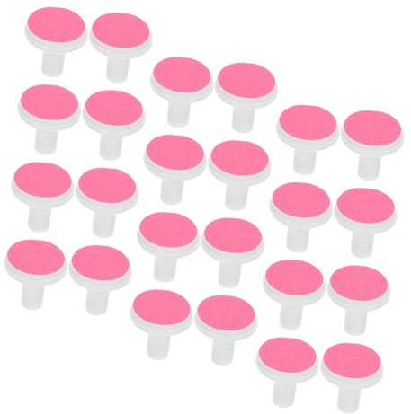 Générique Lime à Ongles Électrique Bébé Embouts de Ponçage Rechargeables, 24 Pièces Universelles Rouges, Adaptées aux Soins des Ongles des Nourrissons la Maison