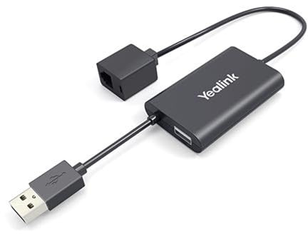 Yealink Cpn10 Adaptateur Et Connecteur de Câbles Rj11 USB Noir - Adaptateurs Et Connecteurs de Câbles (Rj11, USB, Mâle/Femelle, Noir)