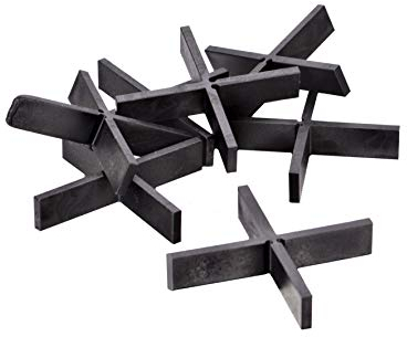 Gartenwelt Riegelsberger Premium Fugenkreuze 3 mm Bauhöhe 15 mm für Fliesen Keramikplatten Made in Germany 500 Stück